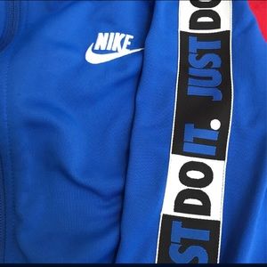 Nike size large blue zip up jacket